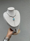 Larimar Lariat Necklace