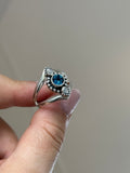 Various Stones Dainty Paisley Ring