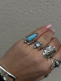 Moonstone Dainty Paisley Ring MTO