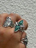 White Buffalo Large Statement Ring MTO