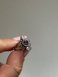 Various Stones Dainty Paisley Ring