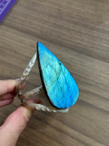 MEGA Labradorite Triple Stamped Cuff