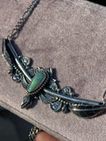 Opal Lotus Crown Necklace