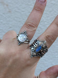 Luna Mother of Pearl Ring