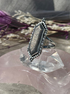 Black Moonstone/Sunstone Rena Ring MTO