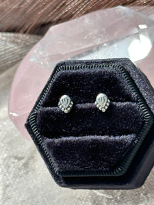 Ornate Stamped Stud Earrings