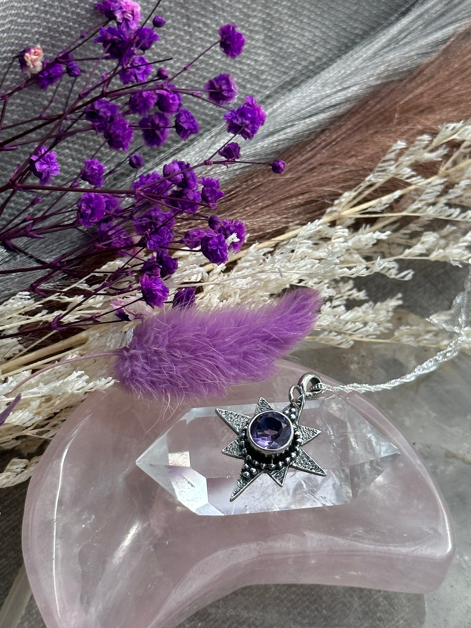 Amethyst 2025 star necklace