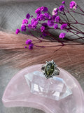 Green Baltic Amber Ring MTO