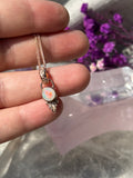 9ct Rose Gold Mini Leafy Charm Pendant MTO