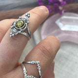 Small Skylar Green Baltic Amber Ring MTO
