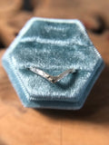 Hammered Wishbone Stacking/Thumb/Midi Ring MTO