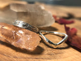 Hammered Wishbone Stacking/Thumb/Midi Ring MTO