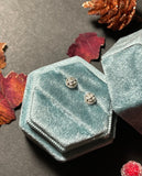 Flower Stud Earrings Sterling Silver MTO