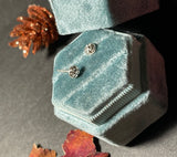Flower Stud Earrings Sterling Silver MTO