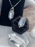 White Phantom Quartz Rena Pendant MTO