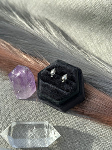 Teardrop Stud Earrings