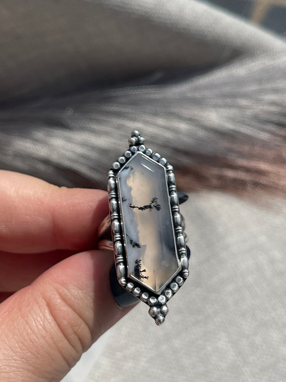 Dendritic Opal DT Rena Ring MTO