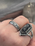 Heavy Stamped Ring/Thumb Ring~ MTO