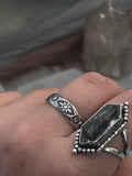 Heavy Stamped Ring/Thumb Ring~ MTO