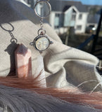 Luna II Mother of Pearl Moon Face Chunky Chain Necklace MTO