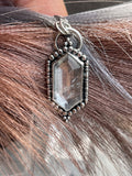 White Phantom Quartz Rena Pendant MTO