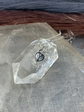 Mini Silver Heart Charm Necklace MTO
